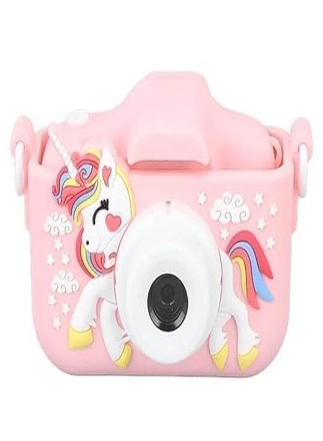 RAHU Kids Selfie Camera - Auto Multi Functional Digital Camera Toy - Cute Shell Rechargeable 2.0 Inch - IPS Screen 1080P Dual Lens for Outdoor - Image 1
